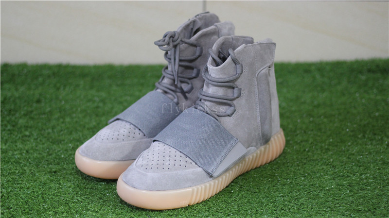 2016 Adidas yeezy boost 750 grey gum glow in the dark